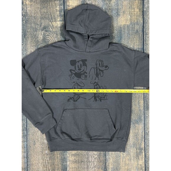 GAP Kids Size XXL 14/16 Disney Relaxed Graphic Hoodie! Dark Gray! Mickey Pluto - Picture 3 of 9